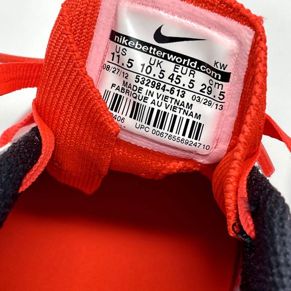 Nike Flyknit Trainer Bright Crimson 532984-613 Men’s Size 11.5 NEW w/o box - Picture 8 of 8